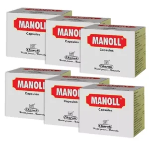 Charak Manoll Capsule (20caps, Pack of 6)