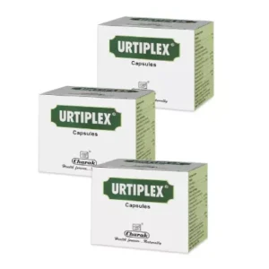 Charak Urtiplex Capsule (20caps, Pack of 3)