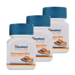Himalaya Ashwagandha Tablet (60tab, Pack of 3)