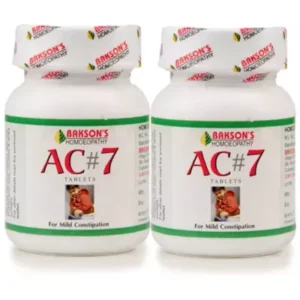 Bakson AC 7 Tablets (Constipation) (75tab, Pack of 2)