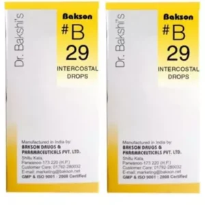 Bakson B29 Intercostal Drops (30ml, Pack of 2)
