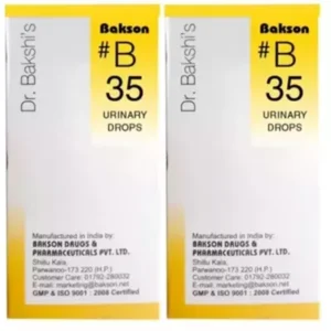 Bakson B35 Urinary Drops (30ml, Pack of 2)