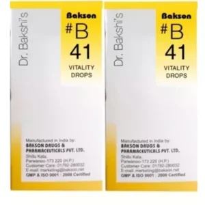 Bakson B41 Vitality Drops (30ml, Pack of 2)