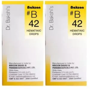 Bakson B42 Hematinic Drops (30ml, Pack of 2)