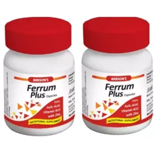 Bakson Ferrum Plus Capsules (30caps, Pack of 2)