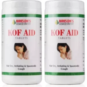 Bakson Kof Aid Tablets (200tab, Pack of 2)