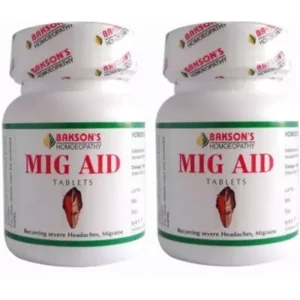 Bakson Mig Aid Tablets (75tab, Pack of 2)