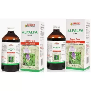 Bakson Alfalfa Tonic (Sugar Free) (450ml, Pack of 2)
