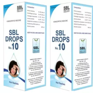 SBL Drops No 10 Hot flashes (30ml, Pack of 2)