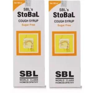 SBL Stobal Cough Syrup (Sugar Free) (180ml, Pack of 2)