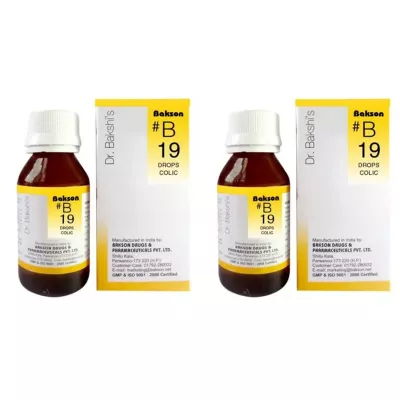 Bakson B19 Colic Drops (30ml, Pack of 2)