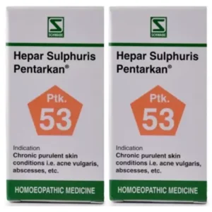 Willmar Schwabe India Hepar Sulphuris Pentarkan (20g, Pack of 2)