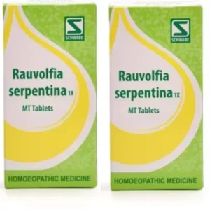 Willmar Schwabe India Rauvolfia Serpentina 1X Tablets (20g, Pack of 2)
