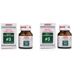 Bakson Compound No 3 (Hives/Urticaria) (100tab, Pack of 2)
