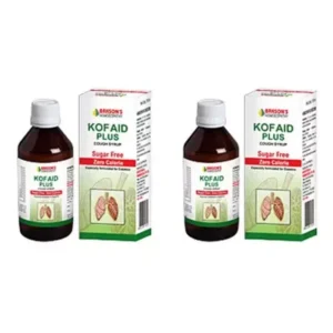 Bakson Kof Aid Plus Syrup (Sugar Free) (115ml, Pack of 2)