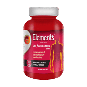 Elements WELLNESS URI fLUSH-3 PLUS Tablets 60 TABS