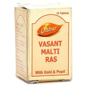 Dabur Vasant Malti Ras With Gold (10tab)