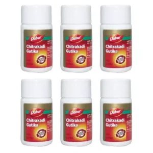 Dabur Chitrakadi Gutika (80tab, Pack of 6)