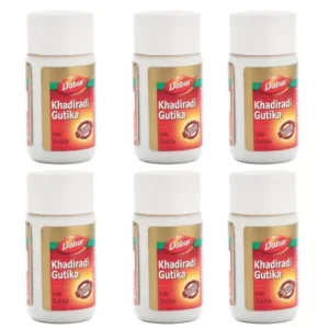 Dabur Khadiradi Gutika (40tab, Pack of 6)