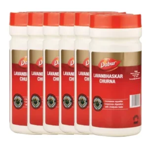 Dabur Lavan Bhaskar Churna (60g, Pack of 6)