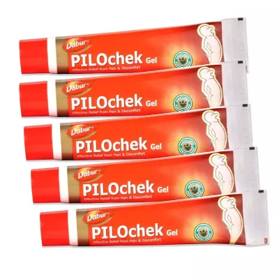 Dabur Pilocheck Gel (30g, Pack of 5)