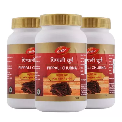 Dabur Pippali Churna (100g, Pack of 3)