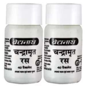 Baidyanath Chandramrit Ras (40tab, Pack of 2)