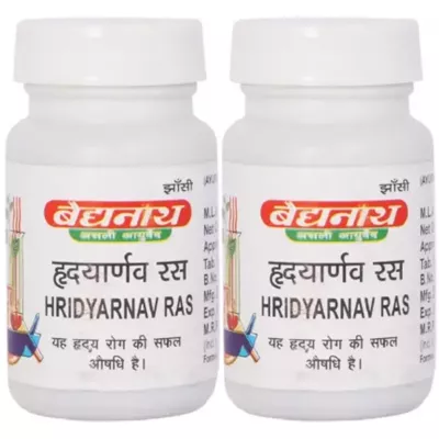 Baidyanath Hridayarnava Ras (80tab, Pack of 2)