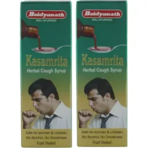 Baidyanath Kasamrit Herbal Syrup (100ml, Pack of 2)