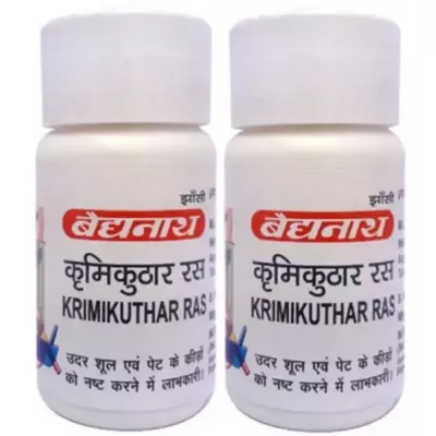Baidyanath Krimikuthar Ras (40tab, Pack of 2)