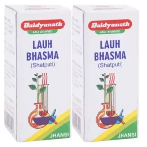 Baidyanath Lauh Bhasma (Shatputi) (2.5g, Pack of 2)