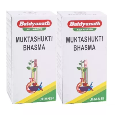 Baidyanath Muktashukti Bhasma (10g, Pack of 2)