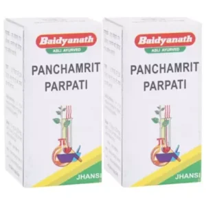 Baidyanath Panchamrit Parpati (10g, Pack of 2)