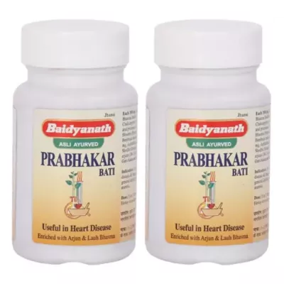 Baidyanath Prabhakar Bati (80tab, Pack of 2)