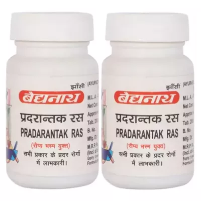 Baidyanath Pradarantak Ras (80tab, Pack of 2)