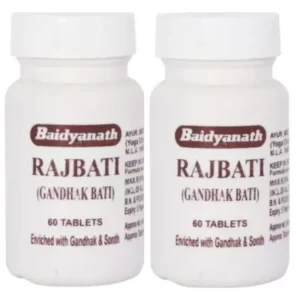 Baidyanath Raj Gandhak Vati (60tab, Pack of 2)