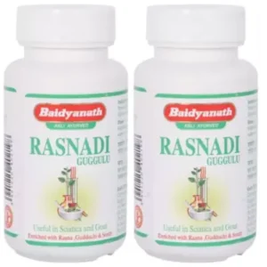 Baidyanath Rasnadi Guggulu (80tab, Pack of 2)