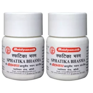 Baidyanath Sphatika Bhasma (15g, Pack of 2)