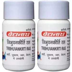 Baidyanath Tribhuvan Kirti Ras (80tab, Pack of 2)
