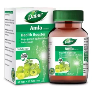 Dabur Amla Tablet Health Booster (60 Tabs + 20 tabs free) (80tab)