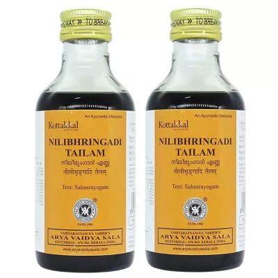 Kottakkal Nilibhringadi Tailam (200ml, Pack of 2)