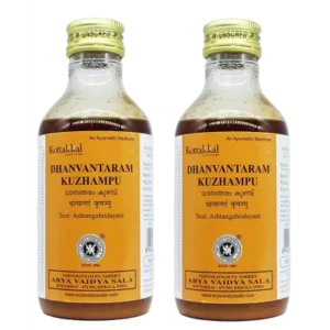 Kottakkal Dhanvantaram Kuzhamphu (200ml, Pack of 2)