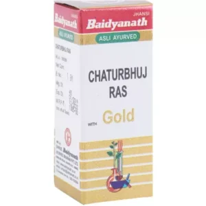 Baidyanath Chaturbhuj Ras (Swarna Amber Yukta) (10tab)