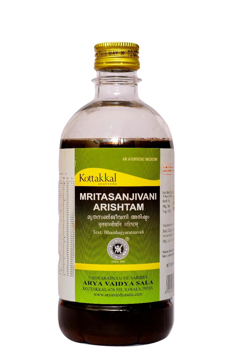Arya Vaidya Sala Kottakkal Mritasanjeevani Arishtam 500ml