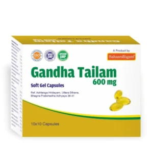 Sahasrayogam Gandha Tailam 600 mg (100caps)
